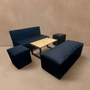 Living con funda negro