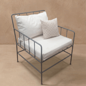 Sillón de hierro 1 cuerpo