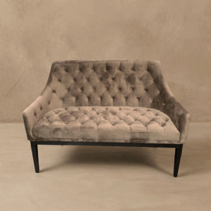 Sofá terciopelo capitoneado