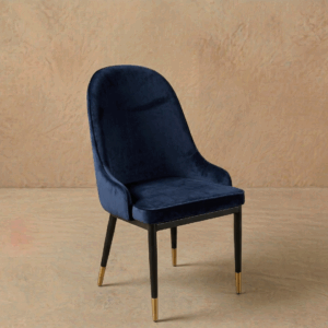 Butaca terciopelo azul