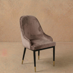 Butaca terciopelo gris