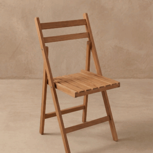Silla tijera de madera