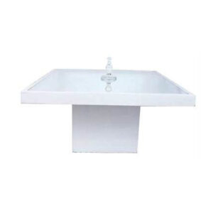 Mesa espejada cuadrada