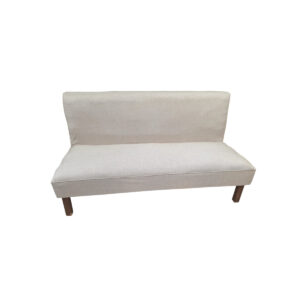 Sillón 2 cuerpos en tela rústica