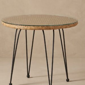 Mesa de arrime ratan set de ratan