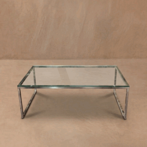 Mesa ratona de vidrio