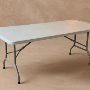 Mesa rectangular plegable de pvc
