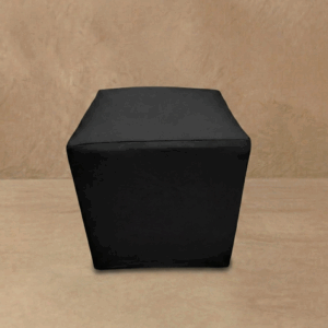 Pouff individual funda negra