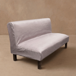 Sillón 2 cuerpos en tela rústica