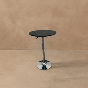 Mesa alta croma negra