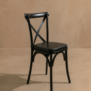 Silla Crossback negra