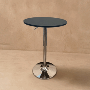 Mesa alta croma negra