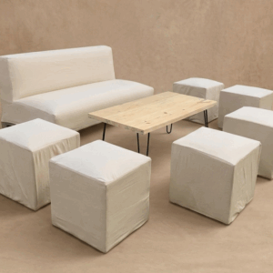 Living convencional funda beige