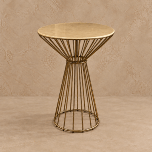 Mesa alta varilla gold